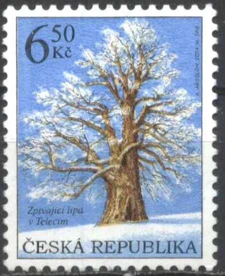 Czech Republic  Mint stamp Flora Tree 2004  avdpz - Image 1 of 1
