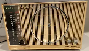 Radio Zenith Tubo Mediados de Siglo MCM De Colección Modelo S-53555 Alta Fidelidad Funciona Como Nueva - Imagen 1 de 19