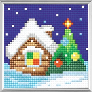 RIOLIS AM0004 Broderie Diamant Réveillon de Noël 10 x 10 cm - Imagen 1 de 8