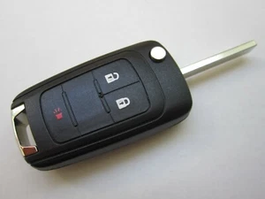 OEM CHEVY GMC FLIP KEY KEYLESS REMOTE FOB TRANSMITTER NEW KEY 20835406 UNLOCKED - Picture 1 of 3