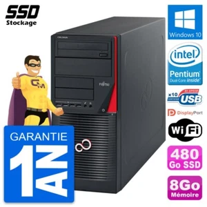 PC tour Fujitsu Celsius W530 MT Pentium G3220 RAM 8Go SSD 480Go Windows 10 Wifi - Bild 1 von 7