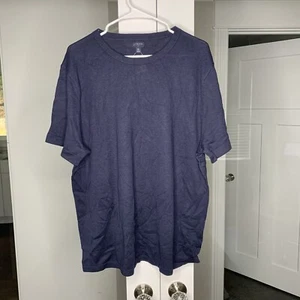 Neu mit Etikett J. Crew XL Baumwollmischung Pullover-T-Shirt dunkelblau - Bild 1 von 4