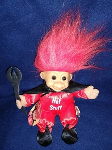 Russ Troll Doll Red Hair Brown Eyes, Soft Body! Hot Stuff! Valentines Day w/tag - Picture 1 of 4