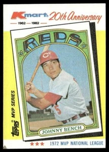 1982 Topps Kmart 20th Anniversary #22 Johnny Bench HOF - Picture 1 of 2