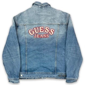 GUESS Jeans Big Logo Denim Jacket - Picture 1 of 4
