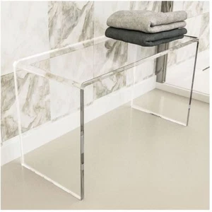 Sgabello Panca Seduta Plexiglass trasparente Bagno Doccia “Fai La Misura” Prof25 - Bild 1 von 2