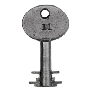Vintage Key - UNION Code 11 DOUBLE BIT Padlock Key 1¾" - ref.k930 - Picture 1 of 6
