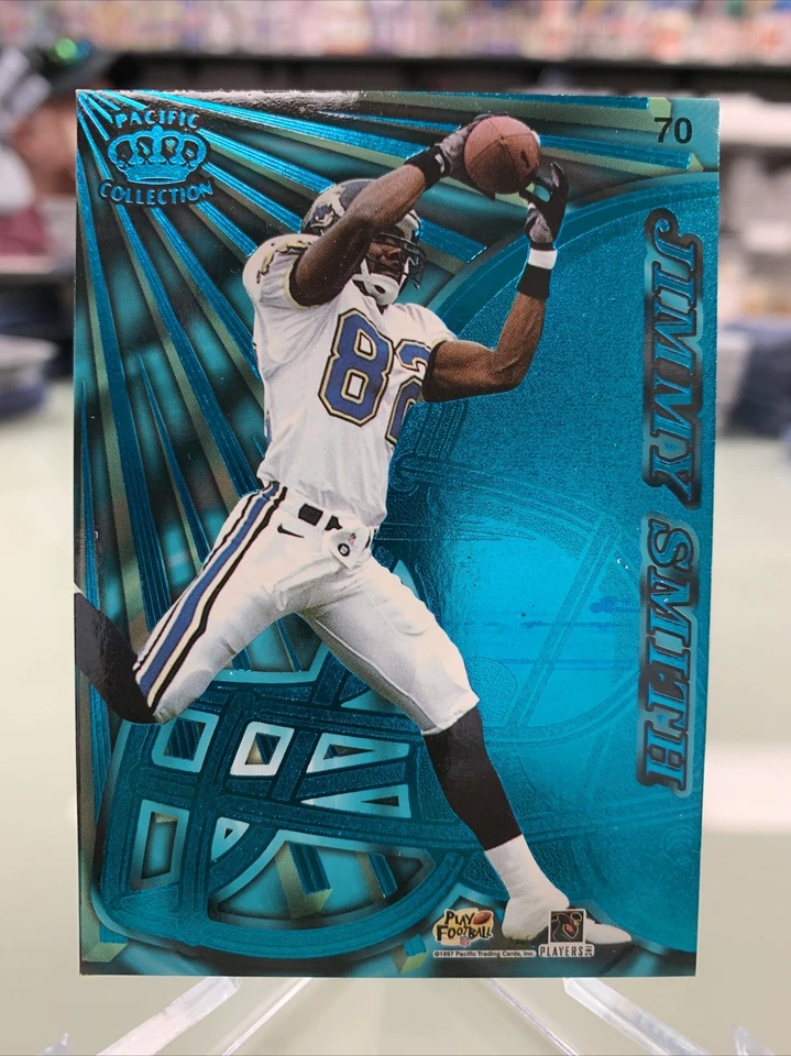 1997 Pacific Dynagon Prism Tandems Jim Harbaugh Jimmy Smith #70 - Image 1 of 2