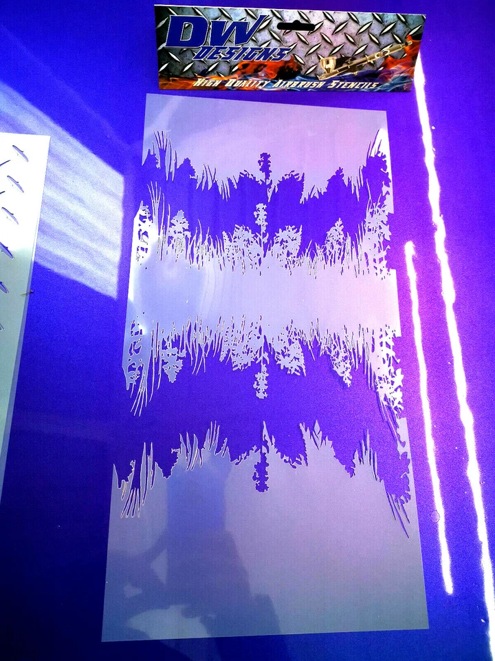 high detail grass 1 mylar airbrush stencil  - Image 1 of 1