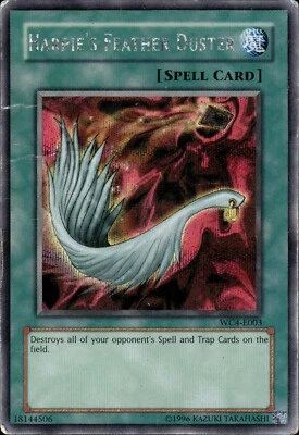 Harpie's Feather Duster - Prismatic Secret Rare WC4-E003 - HP - YuGiOh - Image 1 of 2