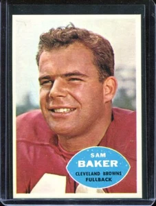 1960 Topps Football # 24 Sam Baker (NM-MT) Near Mint to Mint - Picture 1 of 2