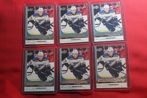 Ivan Barbashev UD YG Young Guns #230 Rookie RC Vegas 2017-18 *Lote de 6 cartas* - Imagen 1 de 2