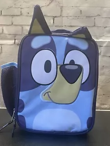 Bluey Insulated Kid’s Blue Lunch Bag with Mesh Pocket on Side Cute Popular - Picture 1 of 10