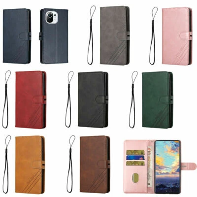 PU Leather Card Wallet Phone Case For OnePlus 11 13 12 9 10 ACE 5 N20 N30 Nord 4 - Image 1 of 4