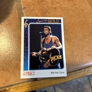 1992 CMA COUNTRY GOLD - #1 BILLY RAY CYRUS  - TRADING CARD [GOLD FOIL PARALLEL]
