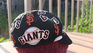CYCLING CAP MLB SAN FRANCISCO GIANTS 100% COTTON HANDMADE - Picture 1 of 11