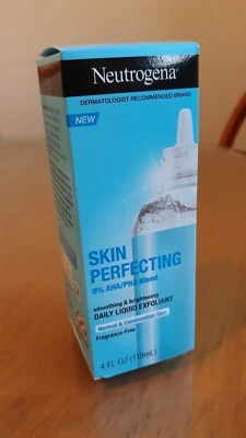 Neutrogena Skin Perfecting 9% AHA/PHA Blend- Daily Liquid Exfoliant 4fl oz. NEW - Image 1 of 4