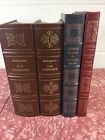 Lot Of 4 Easton Press Collector's Edition Leather Books Lots Shakespeare Plays