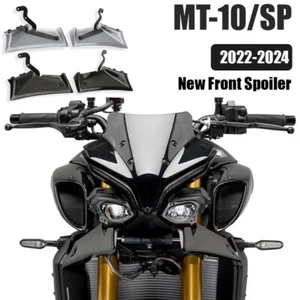 For YAMAHA MT-10 SP 2022-2024 Downforce Front Spoiler Winglet Aerodynamic Kit - Picture 1 of 10