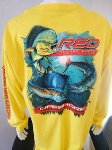 Genuine Rugged Earth Outfitters Men's L/S Offshore Fishing T-Shirt, Swordfish, M - Picture 1 of 4
