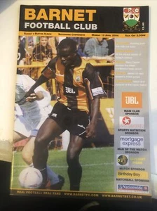 Barnet v Burton Albion 12/4/04 2004 Match Programme - Picture 1 of 2