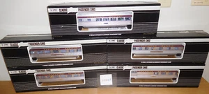 K-LINE K-4618B CANADIAN PACIFIC ALUMINUM 18" PASSENGER 5 CAR SET O SCALE TRAIN - Picture 1 of 24