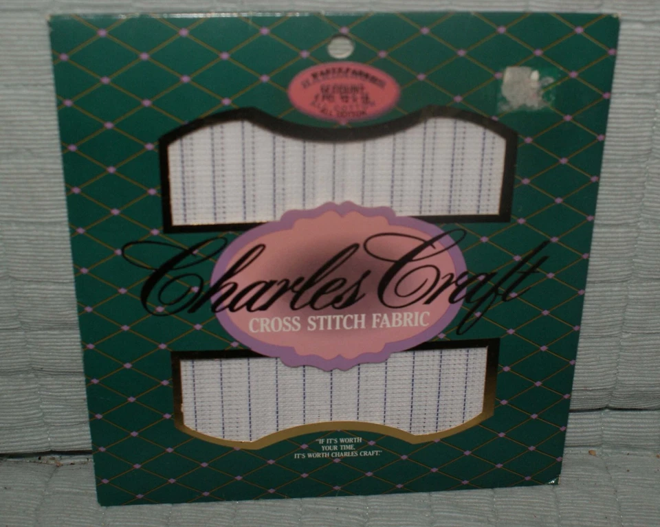 Charles Craft Waste Canvas 14 Count 12 x 18 " or 3 Pcs. 6 x 6" Cross Stitch New - Image 1 of 1