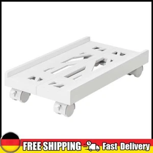 Computer-Tower-Ständer mit 4 Rollen, PC-Tower-Ständer, CPU-Halter (weiß) - Bild 1 von 8