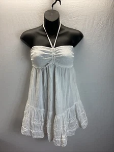 Mini Vestido Aritzia Wilfred Para Mujer Talla XXS 2XS Blanco Azalea Halter Corbata - Imagen 1 de 10