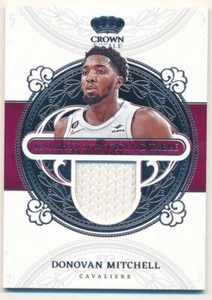 DONOVAN MITCHELL 2022/23 PANINI CROWN ROYALE CAVALIERS RELIC JERSEY PATCH SP - Picture 1 of 2