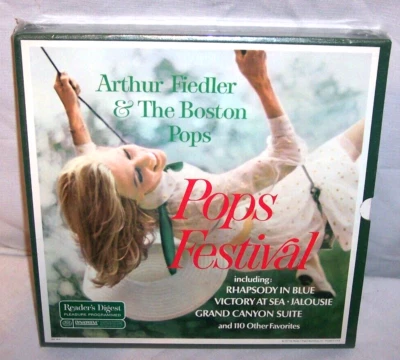 NEW SEALED ! Pops Festival Arthur Fiedler And The Boston Pops 10 Record Set - Image 1 of 2