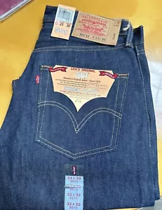 Vintage 90s 501 XX Levi’s Shrink To Fit Deadstock Raw Jeans 33x30 NWT - Picture 1 of 11