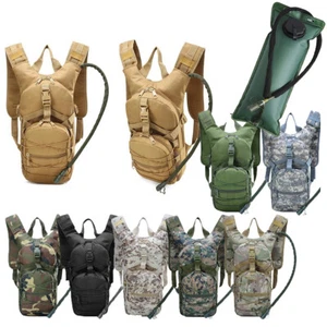 Hydration Backpack With 3L Water Bladder Backpack Cycling Hiking Camping Bag - Picture 1 of 14