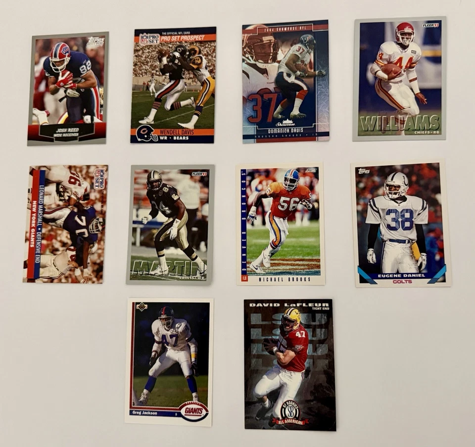 Diez tarjetas de la NFL de ex jugador de fútbol americano de LSU Foto 1 de 1