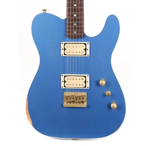 Charvel Custom Shop Estilo 2 Nitro Envejecido Lago Plácido Reliquia Azul - Imagen 1 de 12