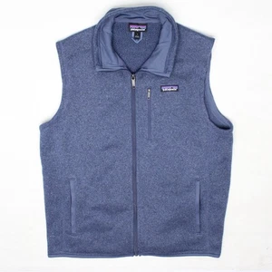 Patagonia Better Sweater Fleeceweste Herren L blau Full Zip Gilet Polyester 25881 - Bild 1 von 10