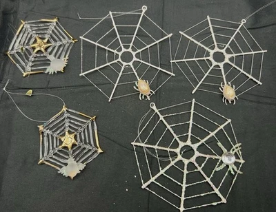 Лот из 5 рождественских украшений из паутины Silvestri - Изображение 1 из 4