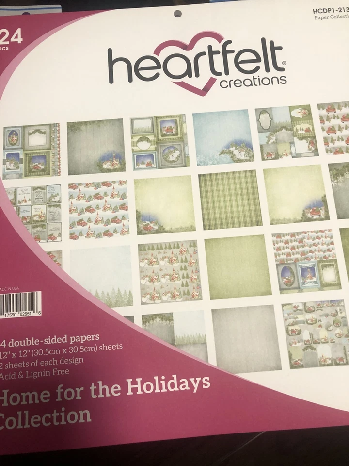 Heartfelt Creations Home for the Holidays 24 pk 12 x 12 Paper Pad - Image 1 of 1
