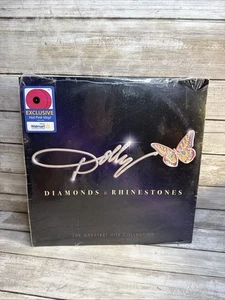 DOLLY PARTON Diamonds & Rhinestones The Greatest Hits HOT PINK VINYL 2-LP SEALED - Picture 1 of 10
