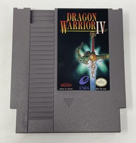 Dragon Warrior IV 4 Nintendo Entertainment System NES, 1990 Authentic  Nice Cond