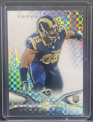 AARON DONALD 2014 TOPPS PLATINUM X-FRACTOR ROOKIE RC #112 **LOS ANGELES RAMS** Foto 1 de 2