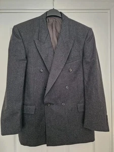 Yves Saint Laurent Grey Wool Suit Jacket Size S 52 - Picture 1 of 19