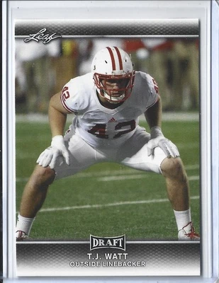 2017 Leaf Draft - TWO (2) T.J. Watt #62 (RC) - Image 1 of 2