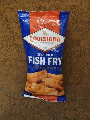Louisiana Fish Fry выдержанная рыба жареная хлеб морепродукты - 10 унций сумка ↩ - Изображение 1 из 4