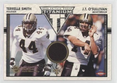 2002 Private Stock Titanium /300 Terrelle Smith JT O'Sullivan #147 Rookie RC - Image 1 of 2