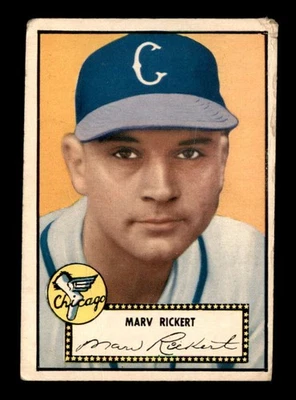 1952 Topps #50 Marv Rickert   GOOD X3246442 - Image 1 of 2