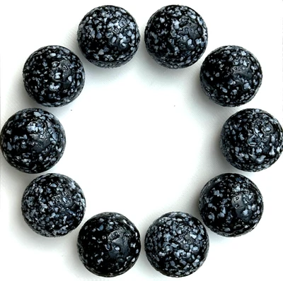 Lote de canicas de vidrio confeti negro/blanco PORCUPINE 25 mm (1 pulgada) SHOOTER Taw Foto 1 de 4