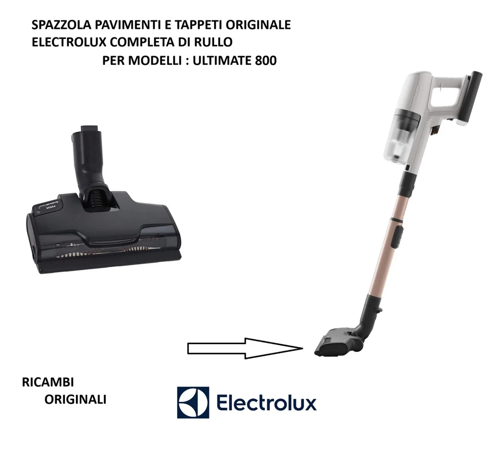 SPAZZOLA COMPLETA DI RULLO X SCOPA ELECTROLUX ULTIMATE 800 ORIGINALE - Immagine 1 di 1