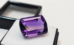 Stunning Amethyst Purple Cushion Cut 9-10 Ct For Ring Natural Loose EGL Gemstone - Picture 1 of 7
