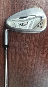 Ping S56 Pitching Wedge Black Dot KBS TOUR Stiff Shaft Steel LH LEFT - Picture 1 of 10